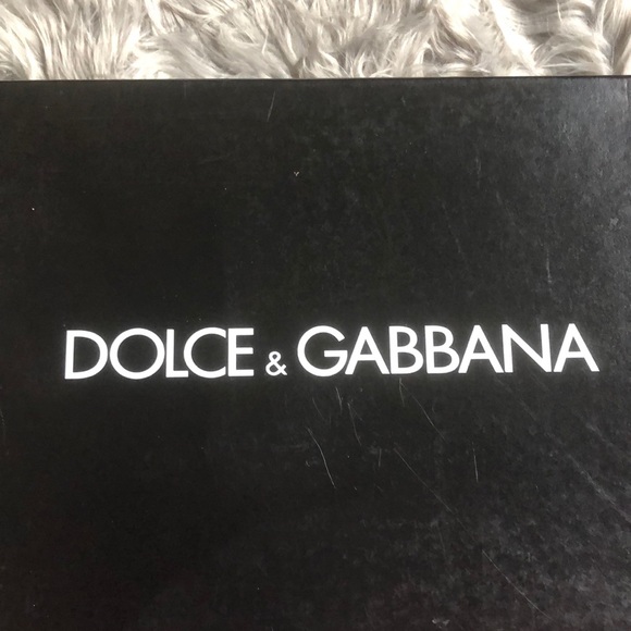 Dolce & Gabbana Black & Cream Gold Sandals - Picture 8 of 9